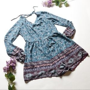 XHILARATION Cute Floral/Boho Short Jumpsuit L